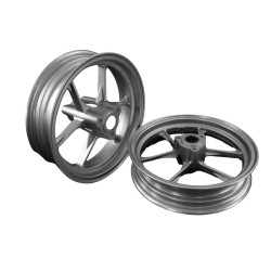 Llantas MTR ultraligeras plateadas