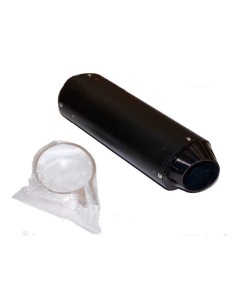 SILENCIOSO OVAL NEGRO 