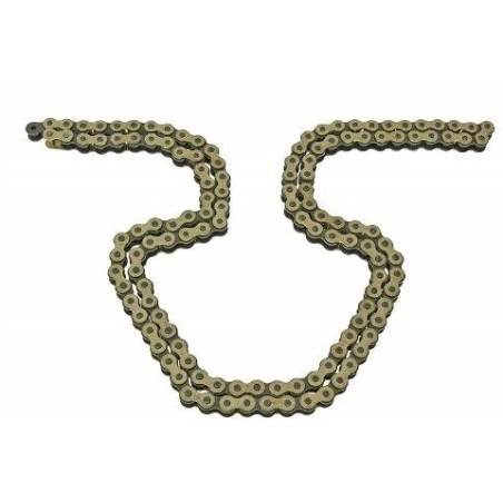 Cadena KMC reforzada para pit bikes en color ORO.