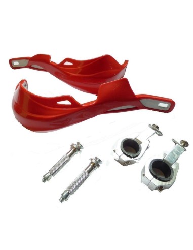 ALUMINUM HANDLEBAR PROTECT 22/28MM RED