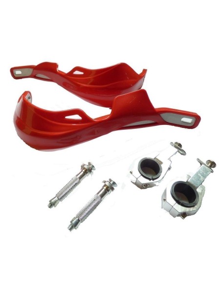 ALUMINUM HANDLEBAR PROTECT 22/28MM RED