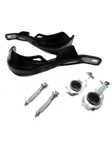 BLACK ALUMINUM HANDLEBAR PROTECT 22/28MM