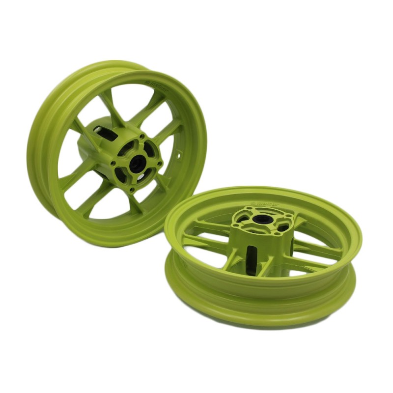Llantas ligeras 4 taladros Verde fluor