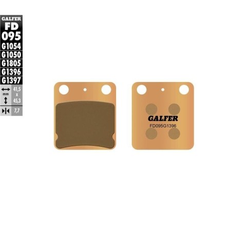 Pastillas sinterizadas galfer minimotard