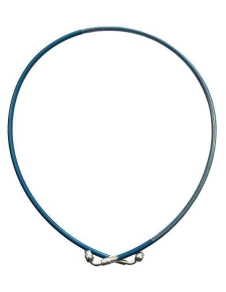 Latiguillo metalico 1100mm azul