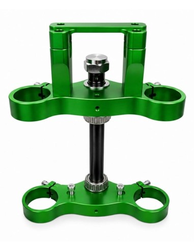 Tijas completas de 165mm en cnc color verde