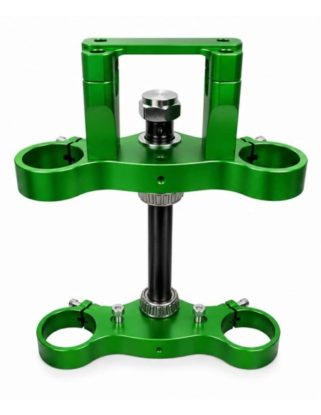 Tijas completas de 165mm en cnc color verde