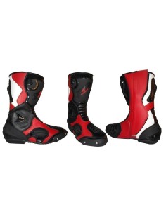 Botas de supermotard color rojo o azul