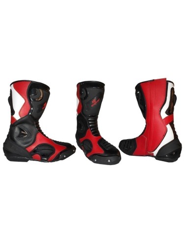Boots on road red or blue