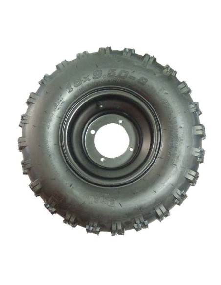 Wheel rear with tire 8inch