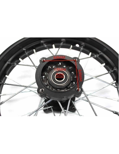 LLANTA PIT BIKE 12" / 14" BUJE ANCHO
