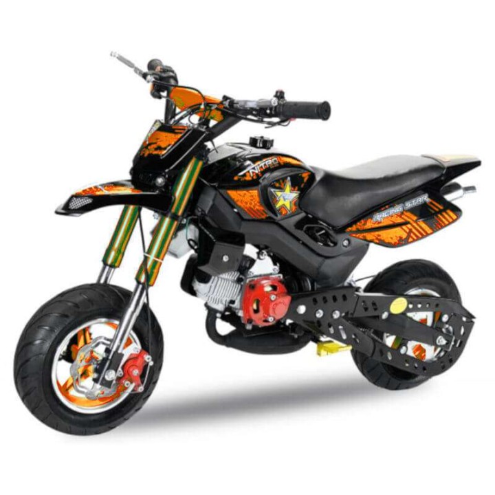 miniMoto HOBBIT 6 49cc minimotos baratas infantiles estilo minimotard