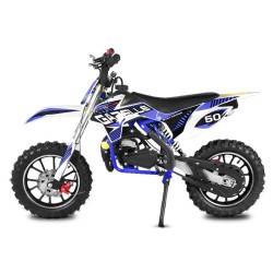 miniMoto Cross infantil Gazelle 49cc con encendido electrico y tirador 2