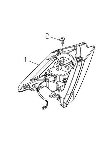 Taillight Assy Super furious RR