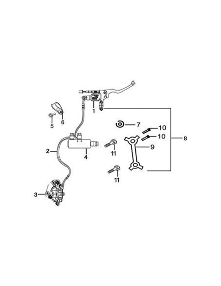 Brake lever right super furious rr