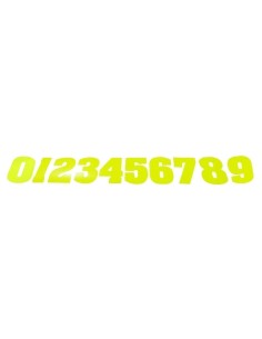 Numeros decorativos Fluor para dorsales