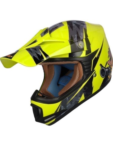 Helmet shiro MTR MX-306 fluor