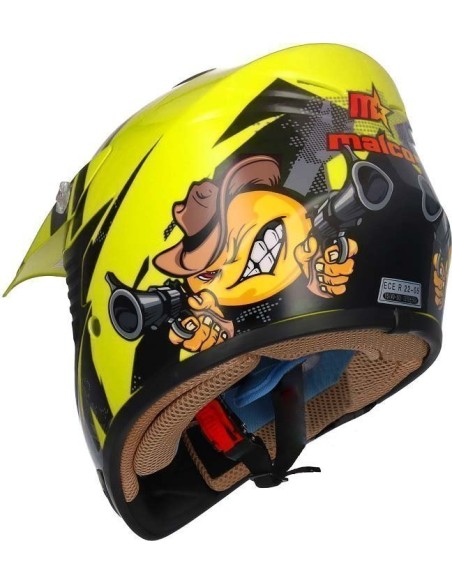Helmet shiro MTR MX-306 fluor