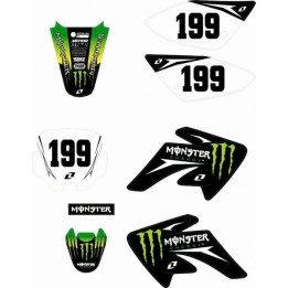 Adhesivos Pitbike Monster Energy CRF70