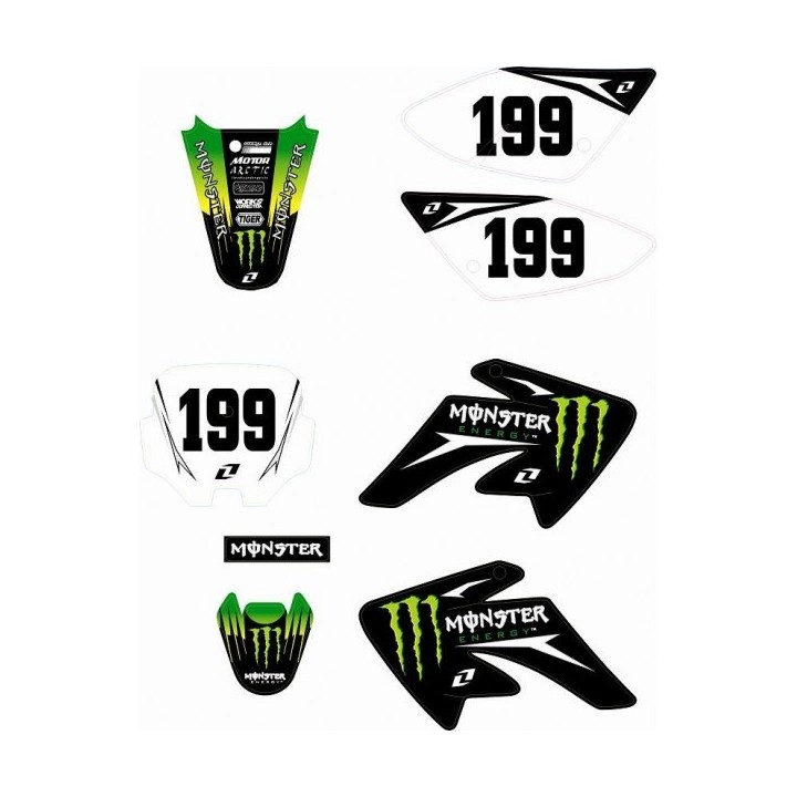 Adhesivos Pitbike Monster Energy CRF70