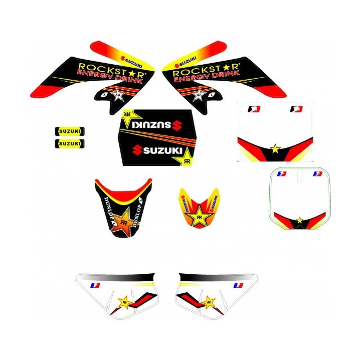 Adhesivos Pitbike Rock Star CRF50/CRF70