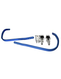 Cover racing handlebar cnc blue