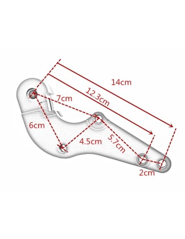 Alargador pinza freno ktm