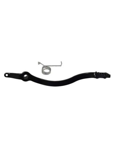 Brake pedal under axis