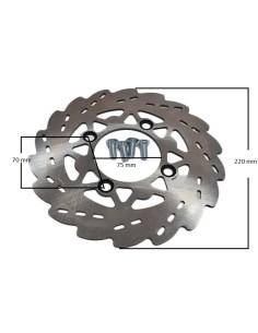 FLOWER SHAPE DISC + SCREWS 2