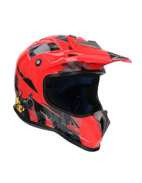 Helmet shiro MTR MX-306 red