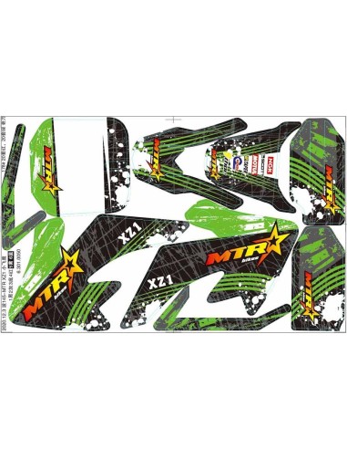 Stickers crf50 MTR xz1