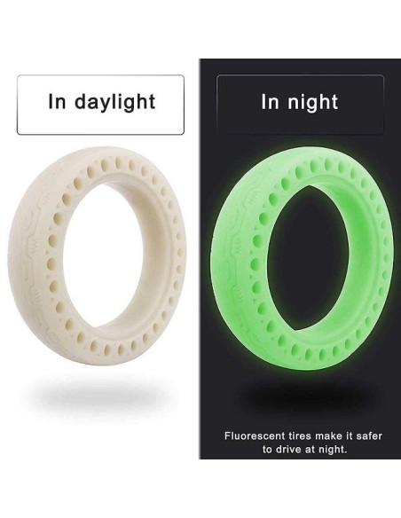 Pattern Honeycomb Solid Tire Fluorescent color xiaomi m365