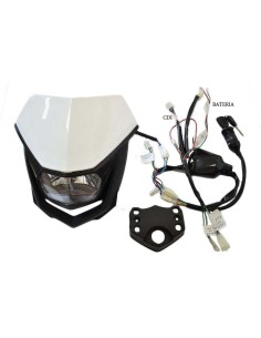 Front light number plate dirt bike