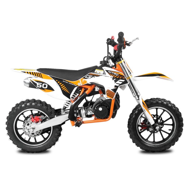 miniMoto Cross infantil gazelle 49cc con carburador de 15 mm miniCross