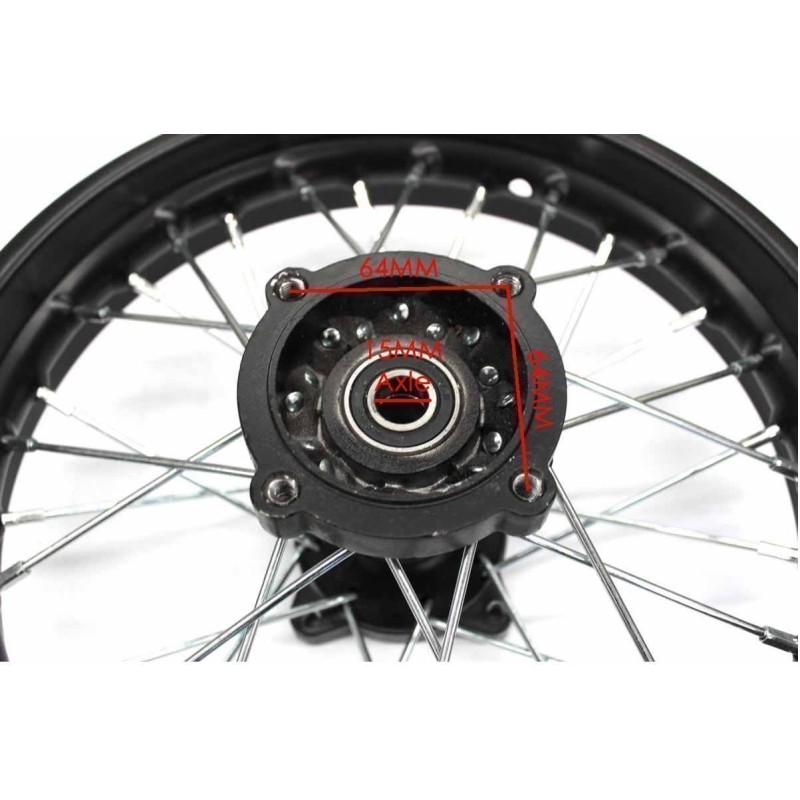Llanta trasera pit bike 12"