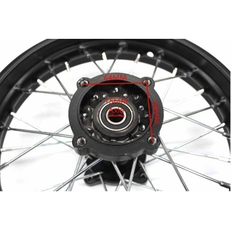 Llanta trasera pit bike 12"