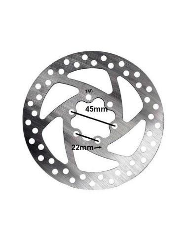 Disco de freno 140mm patin litio