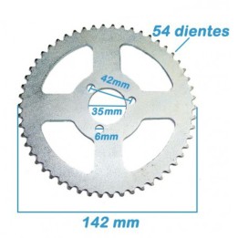 Plato de arrastre o transmision de miniMoto o miniCross o miniQuad