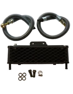Oil radiator with sleeve
