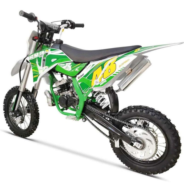 Pit bike 50cc Roan 50K 14-12 minimoto infantil de 9 CV arranque manual