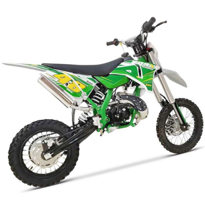 Pit bike 50cc Roan 50K 14-12 minimoto infantil de 9 CV arranque manual