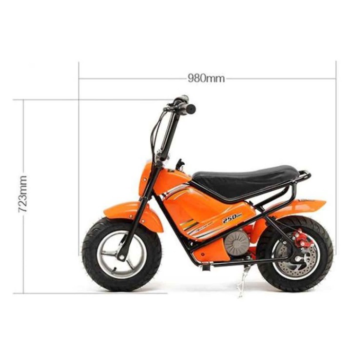 miniMoto electrica 250W MALCOR infantil un buen vehiculo de bateria