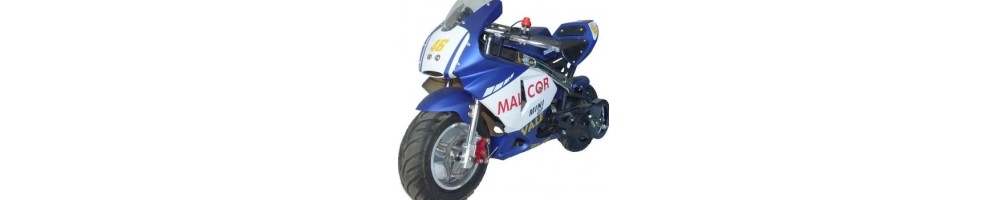Recambios para minimotos de 2 tiempos con arranque de tirador, Recambios para bicicletas electricas
