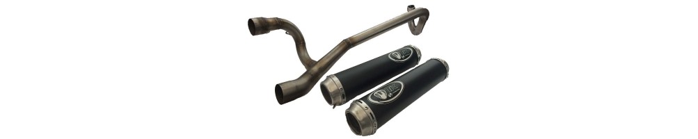 Muffler and exhaust pit bike